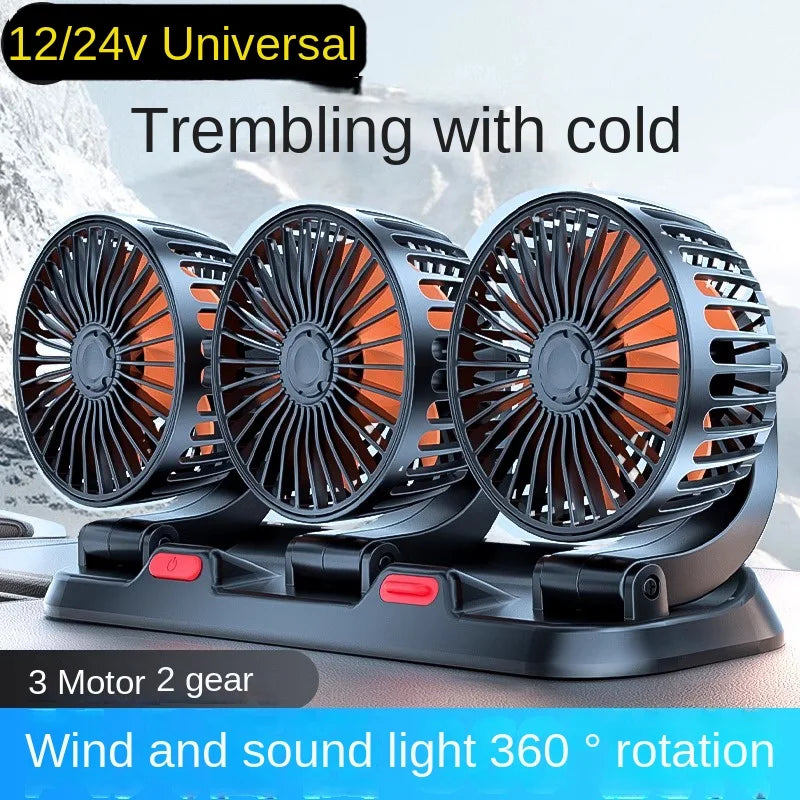 Car Fan 360° Adjustable
