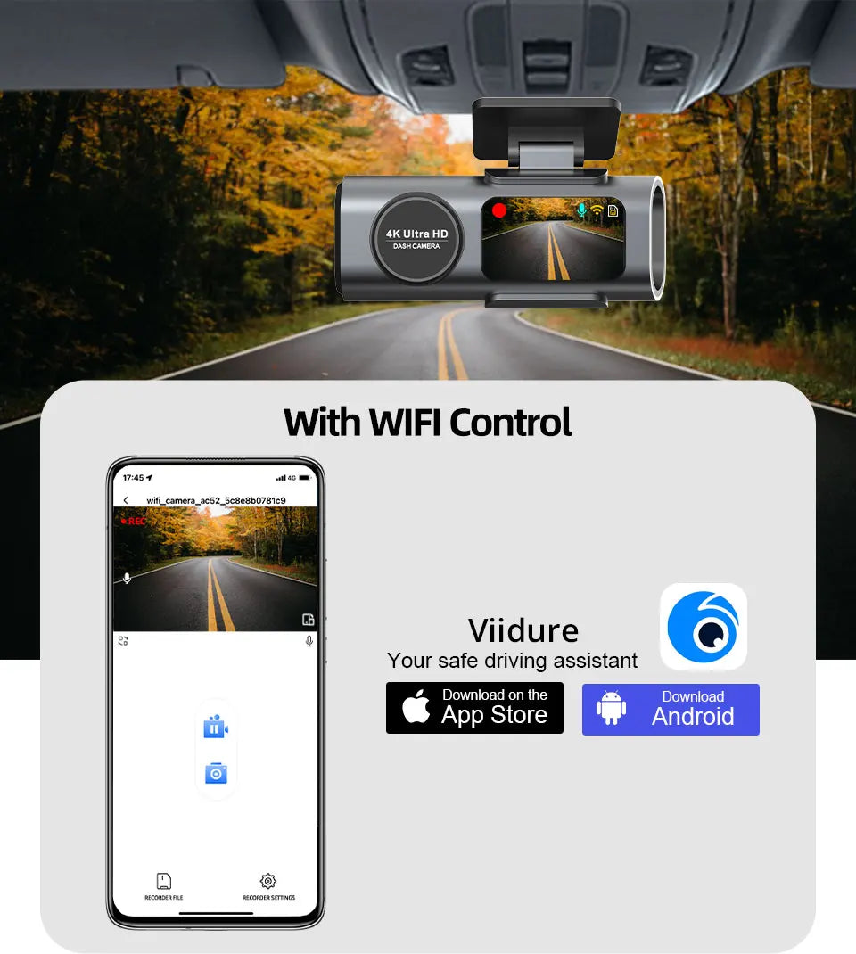 Dash Cam 4K UHD