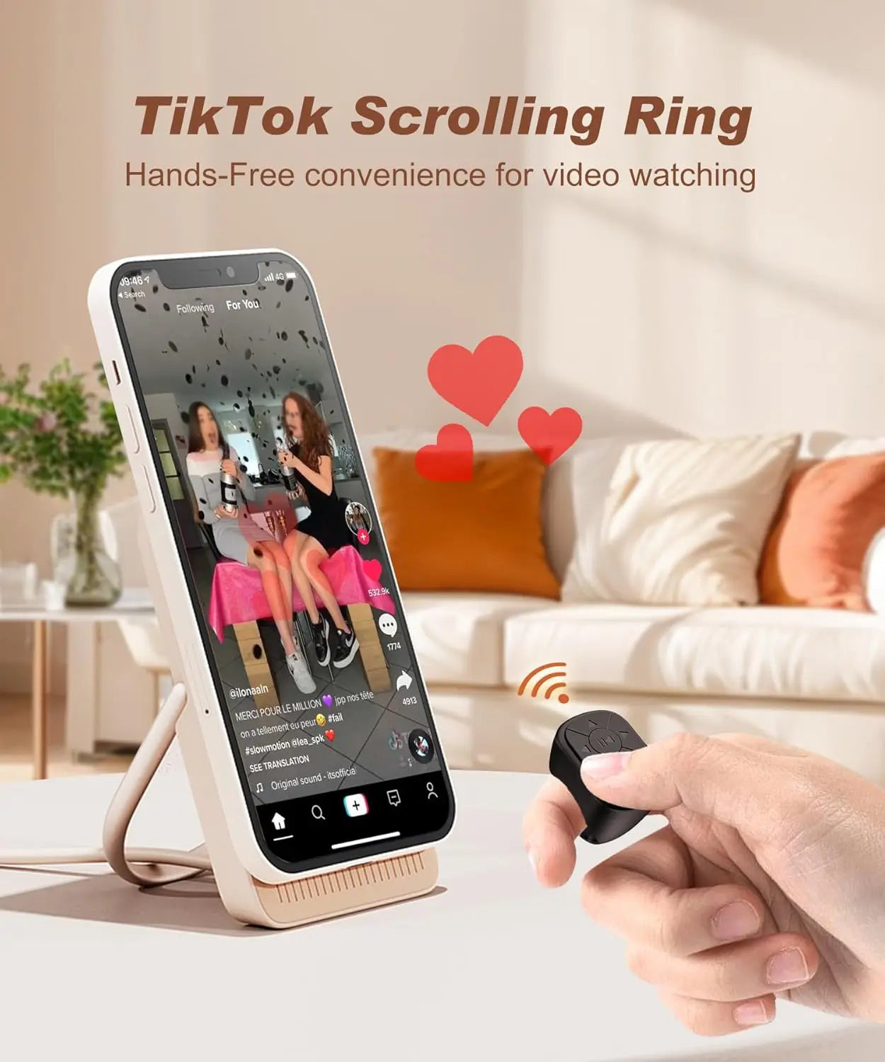 Tiktok Scrolling Ring