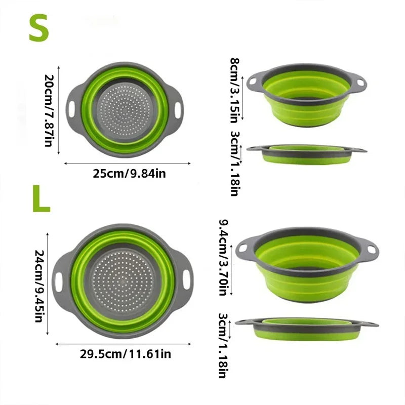 Silicone Folding Drain Basket