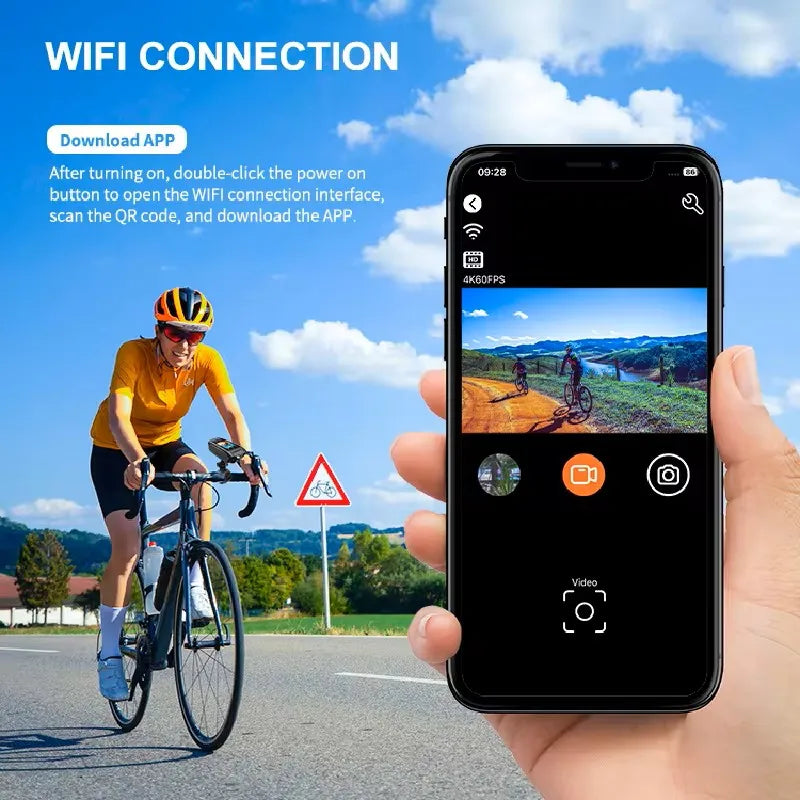 HD 4K 60FPS Action Camera