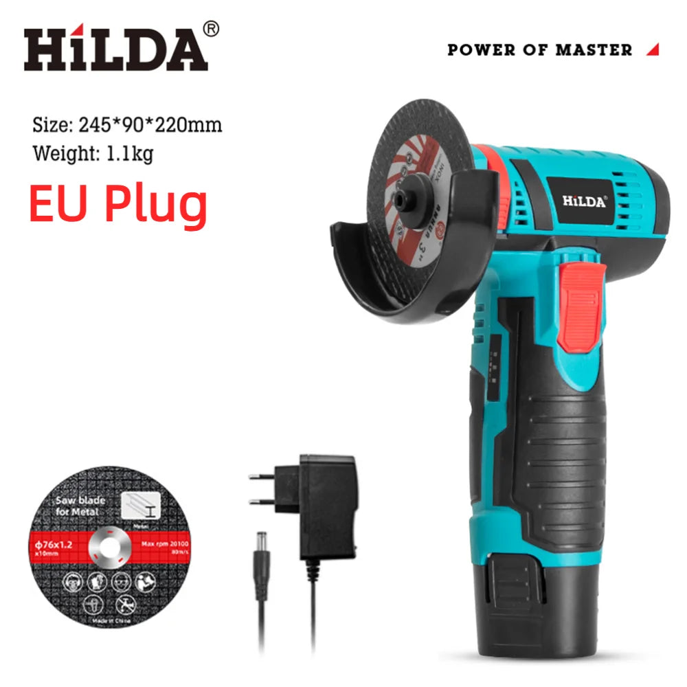 12V Brushed Angle Grinder