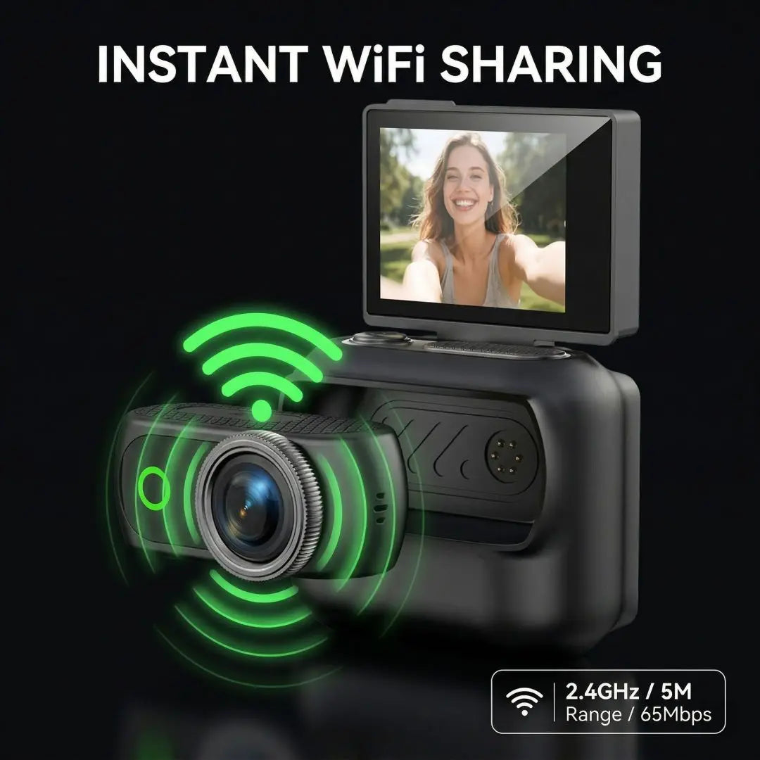 4K Mini POV Magnetic Sports Camera