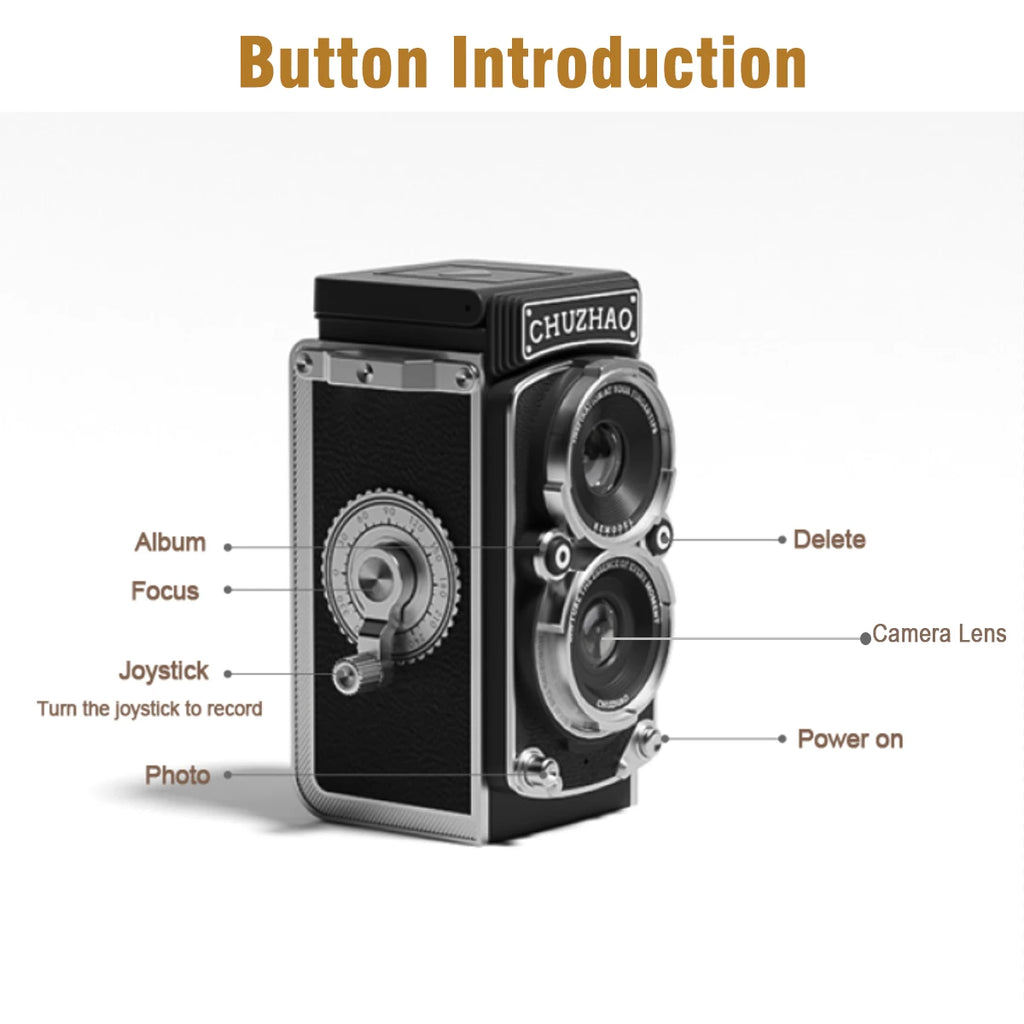 CHUZHAO Vintage Mini Digital Camera