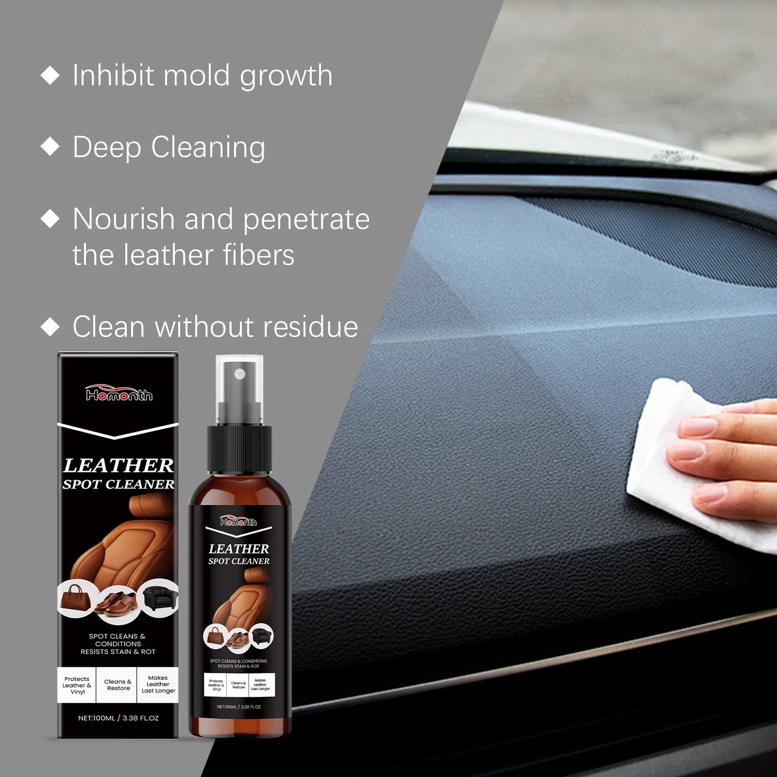 Car Leather Ceramic Coating Spray