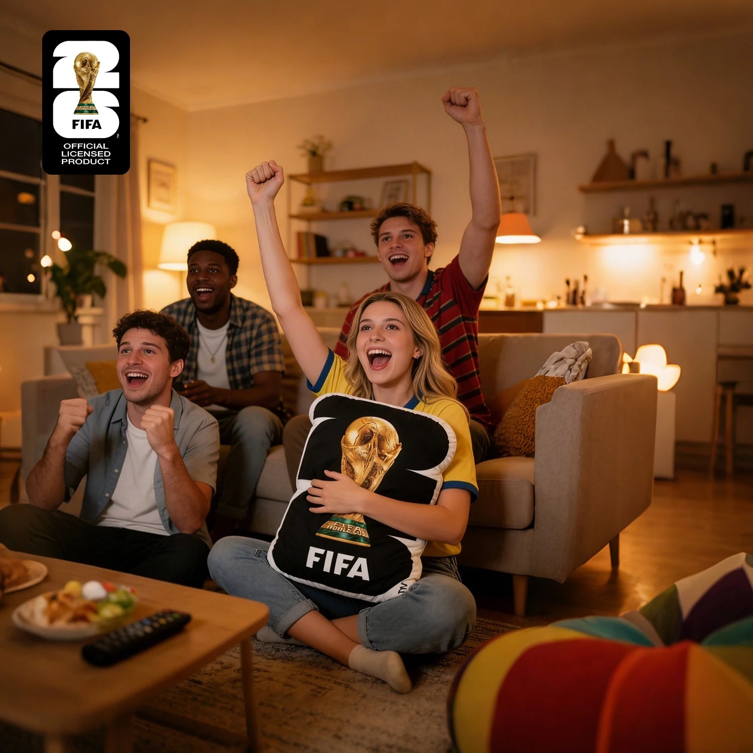 FIFA WORLD CUP Jersey-shaped Throw Pillow