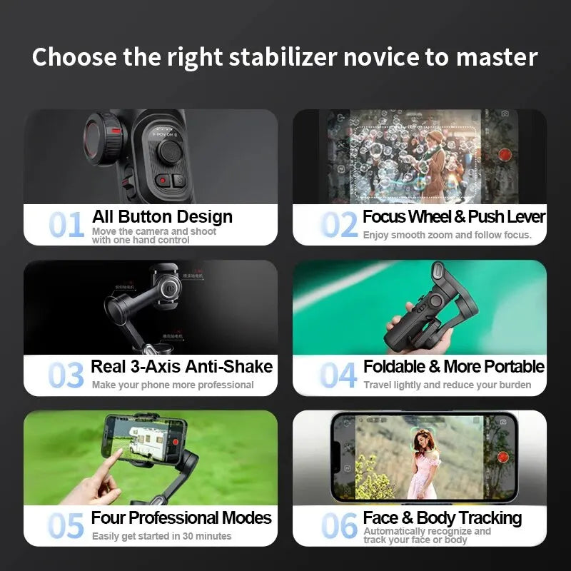 AOCHUAN 3-Axis Handheld Gimbal
