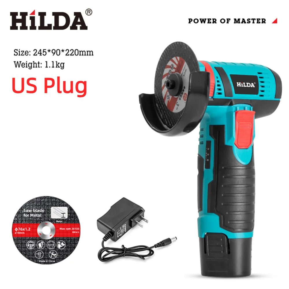 12V Brushed Angle Grinder