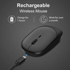 Wireless Mouse Rechargeable