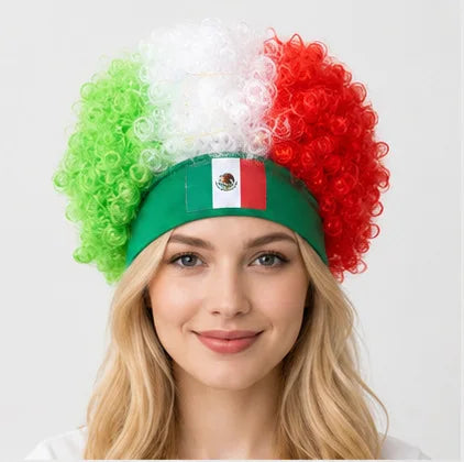 2026 World Cup Curly Wig