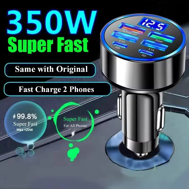 350W USB Car Charger