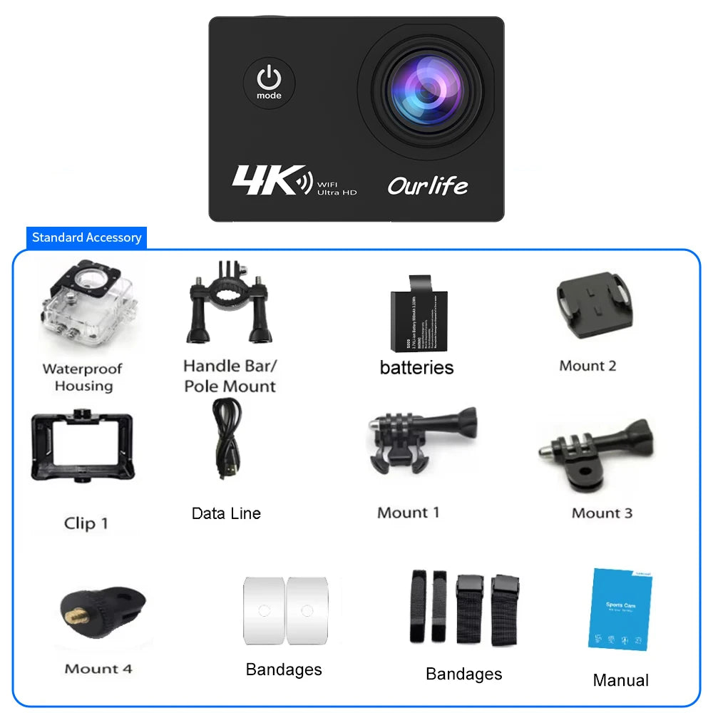 Underwater 4K Action Camera