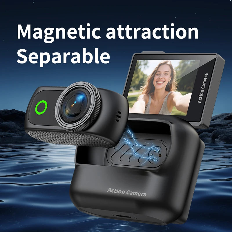 4K Mini POV Magnetic Sports Camera