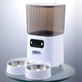5L Double Bowls  Cat Feeder With Camera
